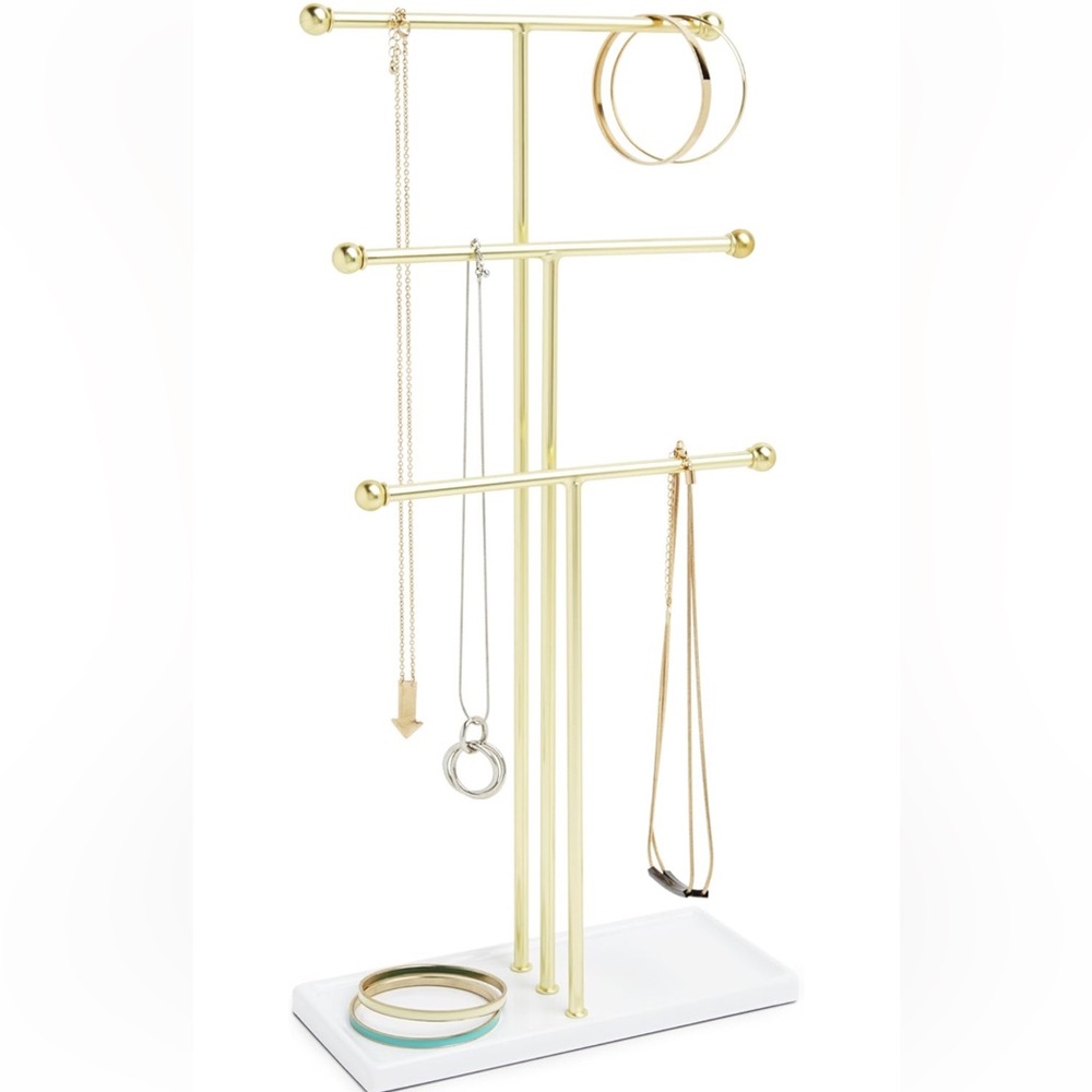 Umbra Jewelry 3 Tier Tray Base Hanging Stand